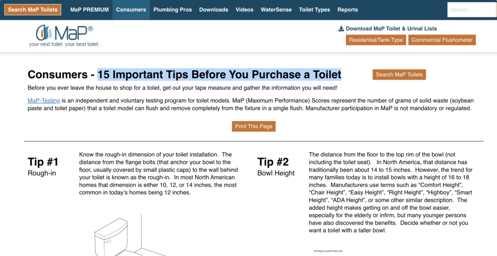 15 important tips before you purchase a toilet