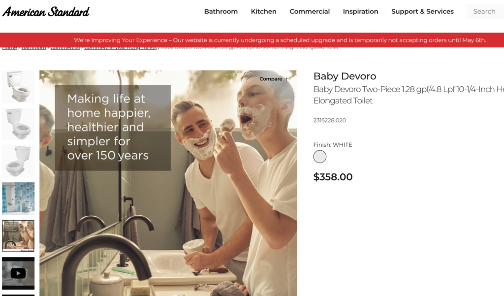 american standard – baby devoro