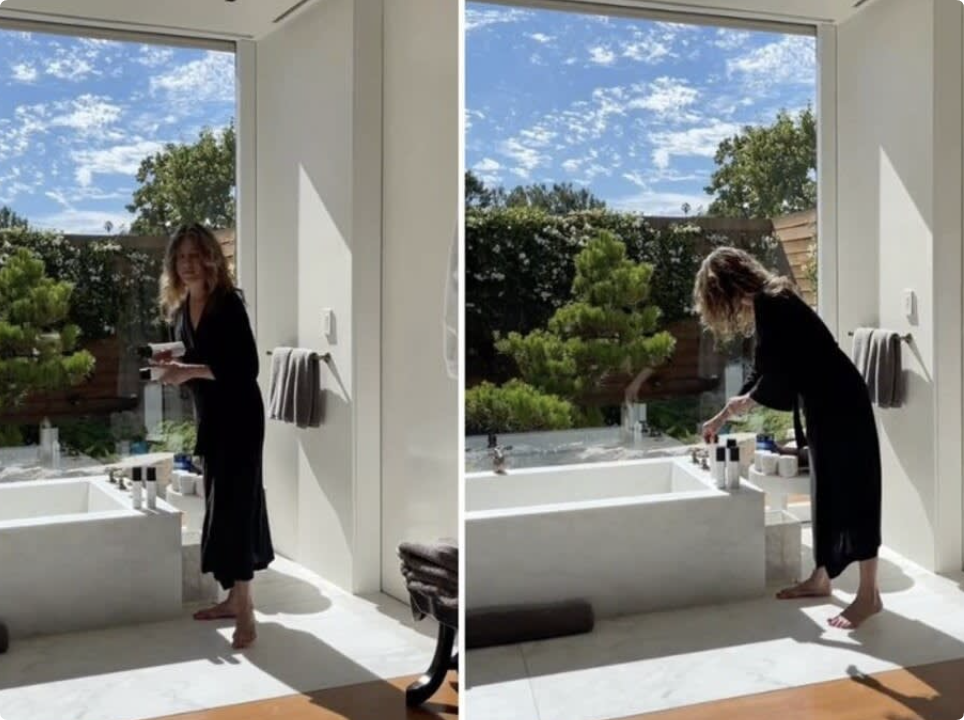 jennifer aniston bathroom