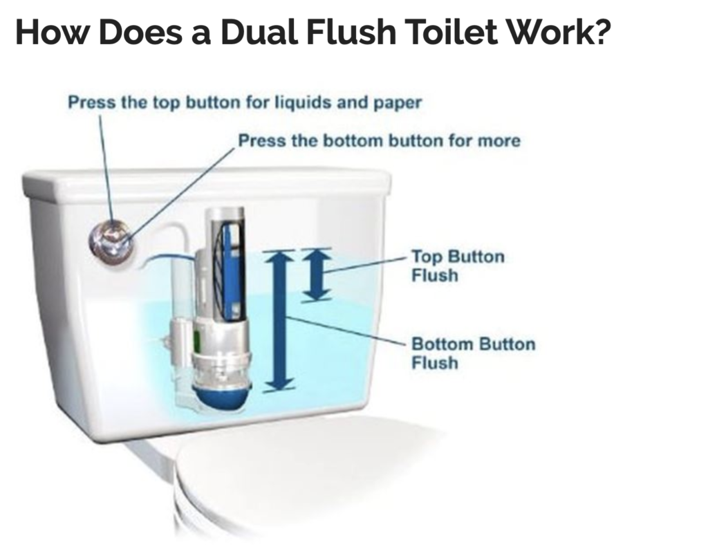 dual flush toilet work