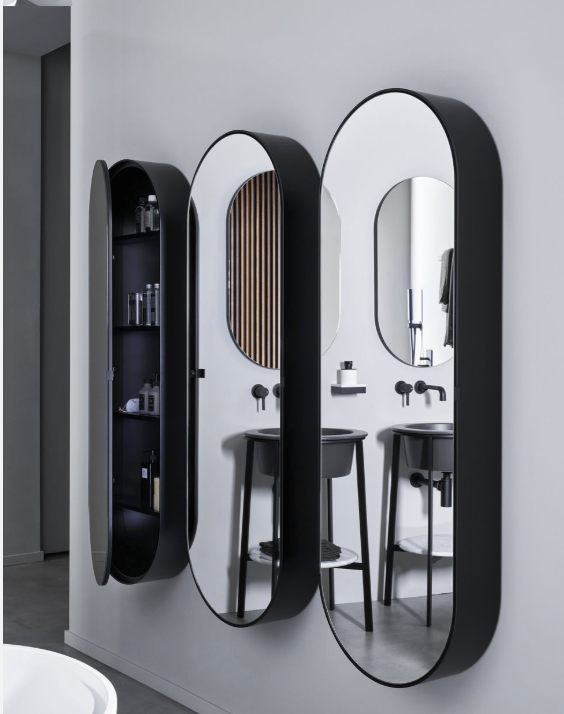 wall mounted mirrors with storage