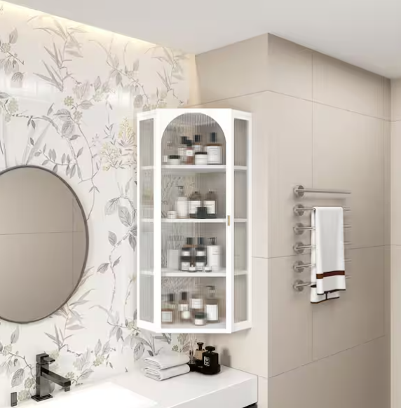 corner bathroom cabinets