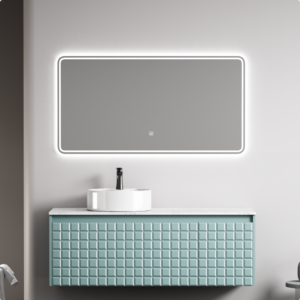 vanity bathroom high quality promotion mounting bathroom wall PVC cabinet floating vanity for bath