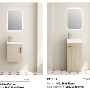OEM Manufacturer PVC RTA Bathroom Cabinet for E-Commerce