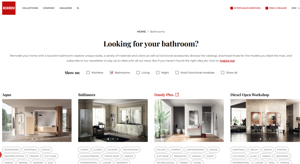 scavolini bathrooms