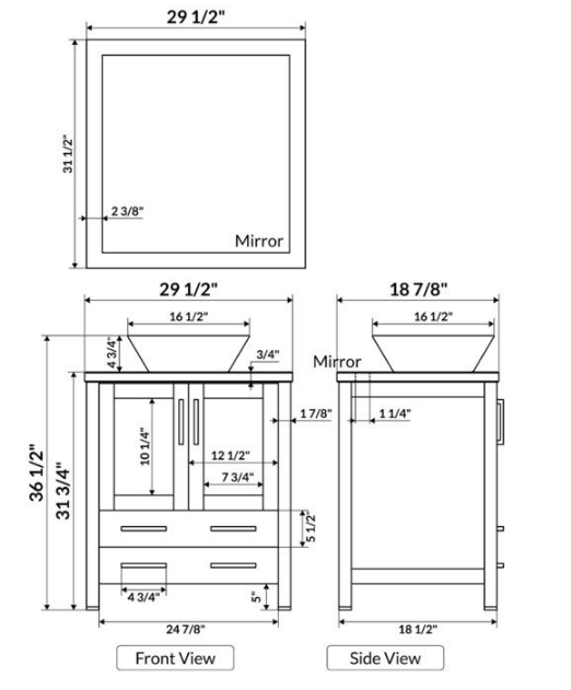 bathroom cabinet design drawings